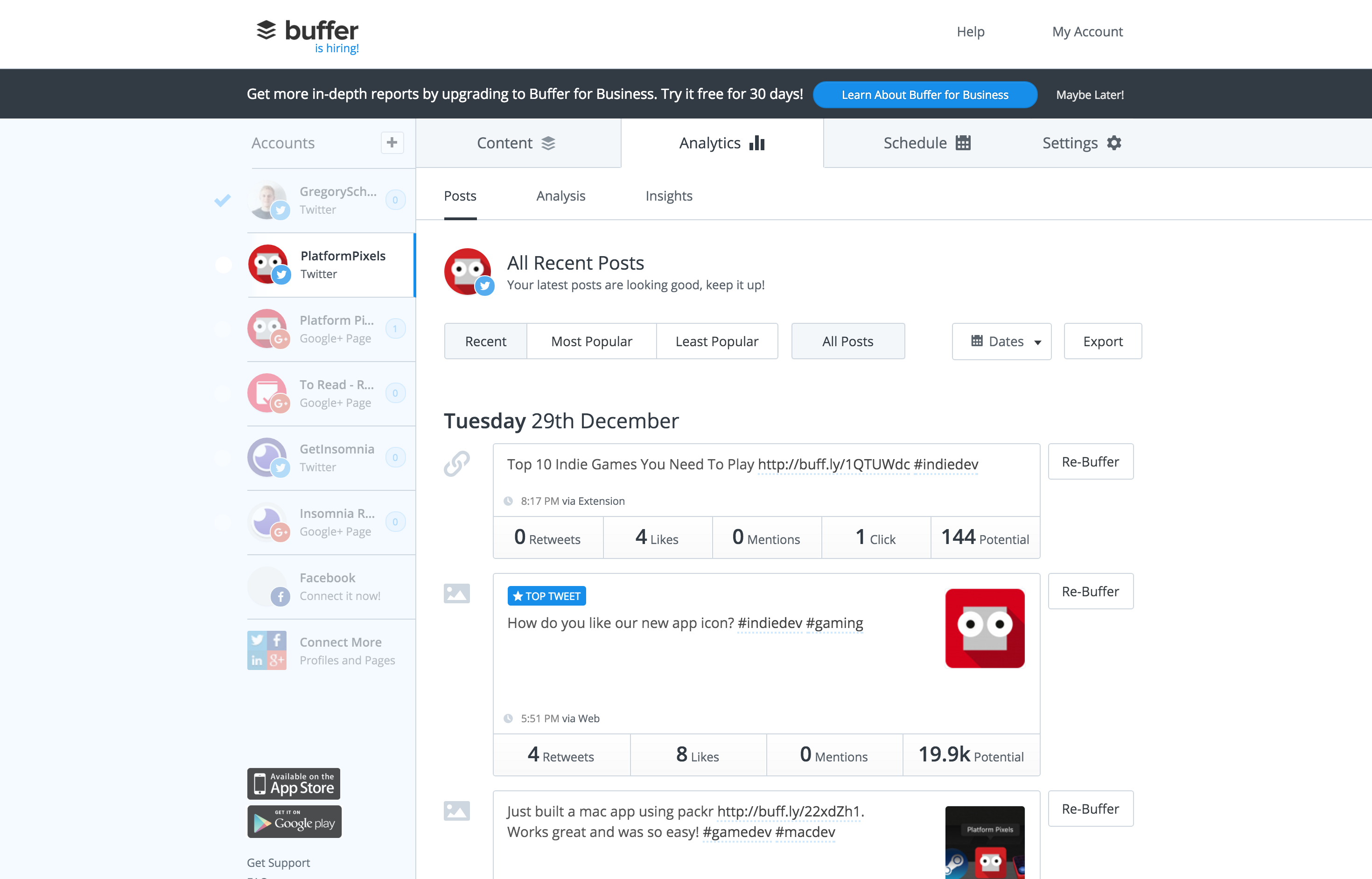 Buffer App