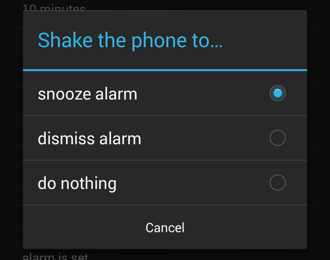 Cynanogenmod Alarm Clock